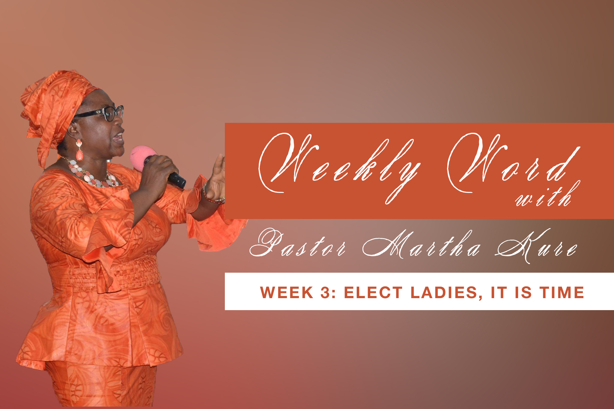 Elect Ladies, It Is Time