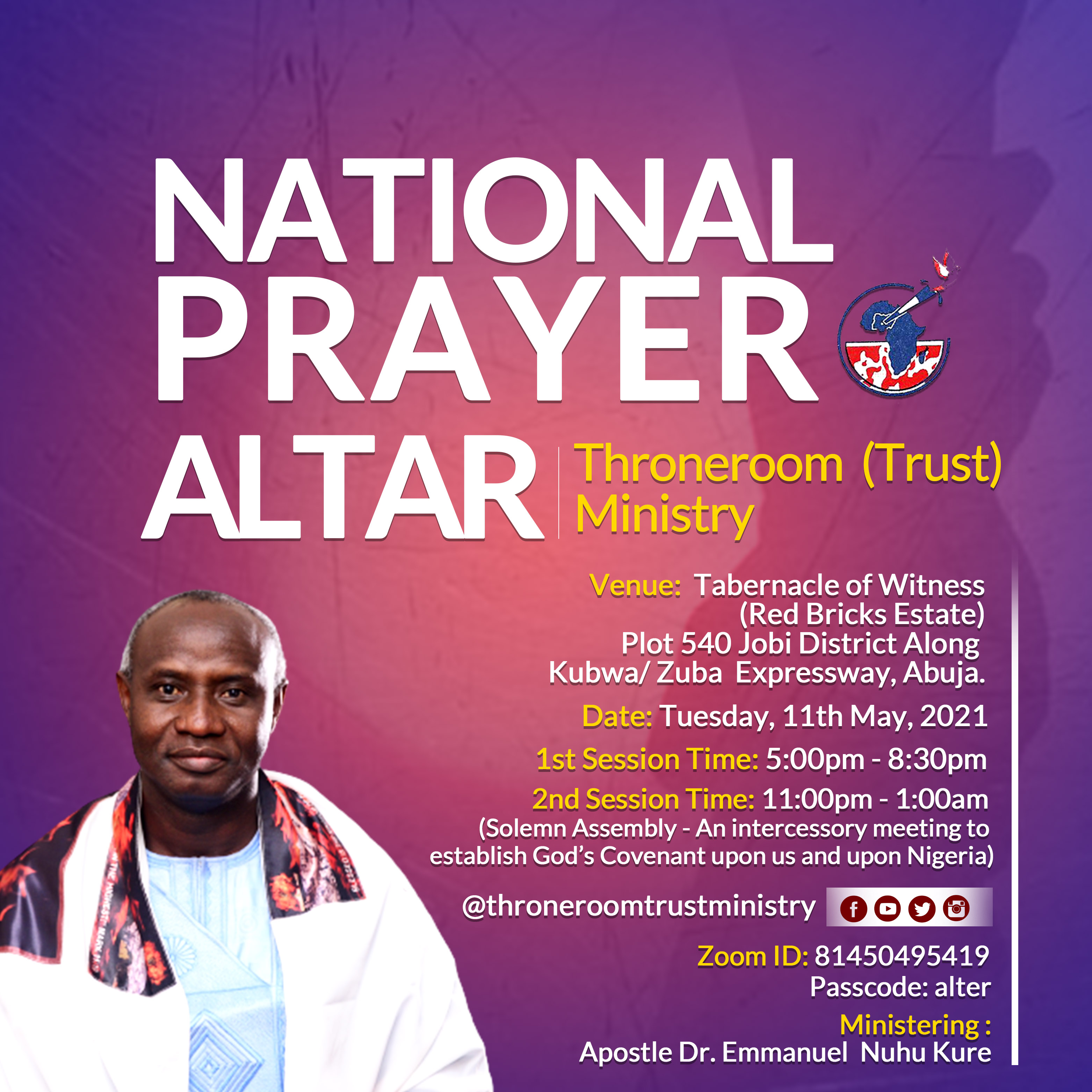 National Prayer Altar - May 2021